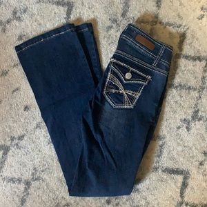 Juniors Wallflower boot cut jeans size 0